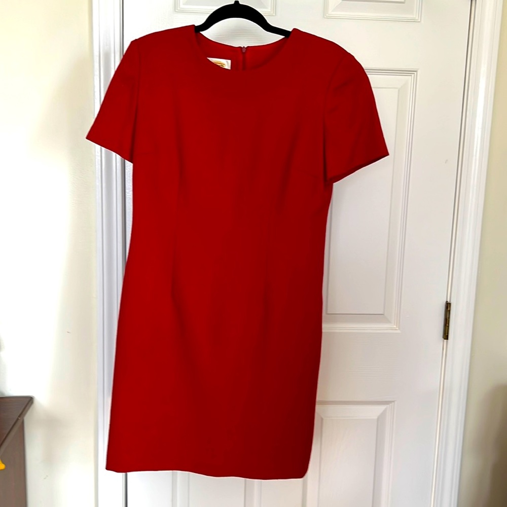 Classic red vintage Talbots dress